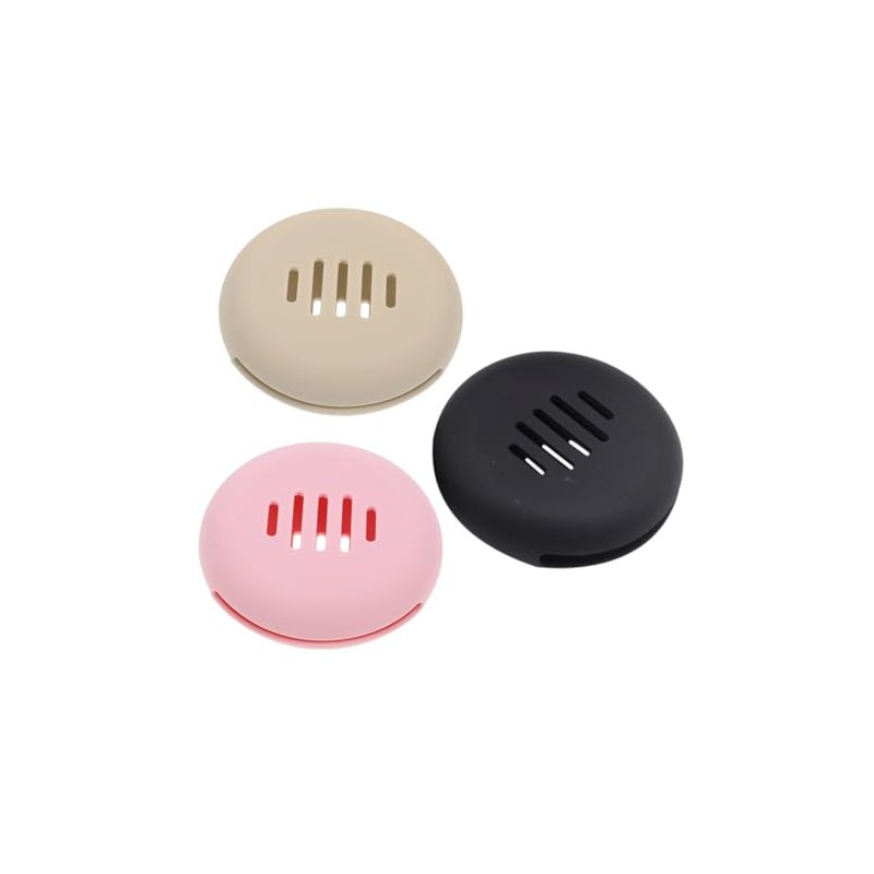 Baluue 3piezas Soporte Para Esponja De Maquillaje De Silicona Estuche