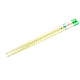 Chopsticks, Seiwa Hexagonal Intelligence Spatula, Popo and Mimi, Children's Chopsticks (5 Years Old, Green)