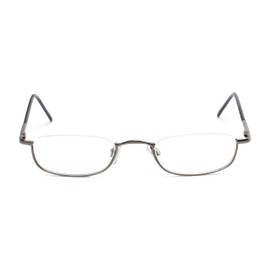 Readers.com Reading Glasses: The Magnum, Metal rectangle Style for Men and Women