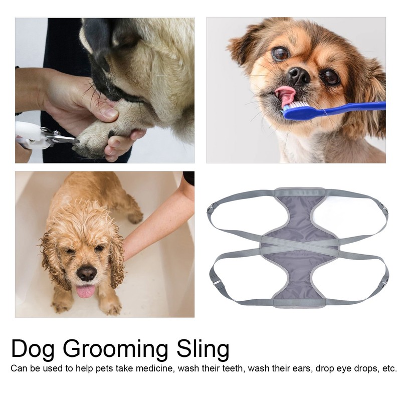 Pet Grooming Hammock Breathable Soft M Size Hammock Restraint Bag