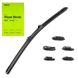 ZMIST Premium All-Season Wiper Blades, 19 inch Windshield Wipers (Pack of 1), Beam Technology, High-Performance Teflon-Coated Replacement Blades, Universal Fit for Cars and Trucks B19