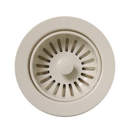 Whitehaus RNW50-BI 3 1/2" Basket strainer - Biscuit