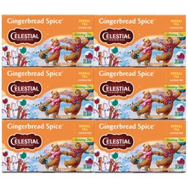 Celestial Seasonings Herbal Tea, Gingerbread Spice, 18 tea bags (Pack of 6)