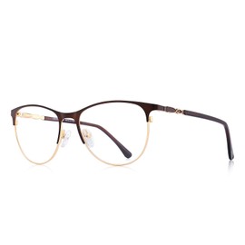 OLIEYE Cat Eye Reading Glasses For Women Retro Design Reader Computer Glasses with Spring Hinges