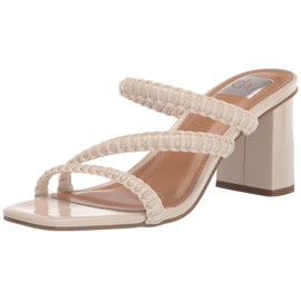 DV Dolce Vita womens Hickory Heeled Sandal, Ivory, 9.5 US
