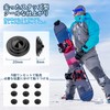 9 Pcs Snowboard Deck Pads, MoKo Snowboarding Pads, Anti-Slip Deck
