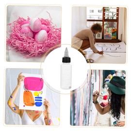 Healvian 1Set Dropping Bottles with Lids Transparent Paint Bottles for Mixing Art and Cooking Spill Design for Safe Storage and Easy Identification