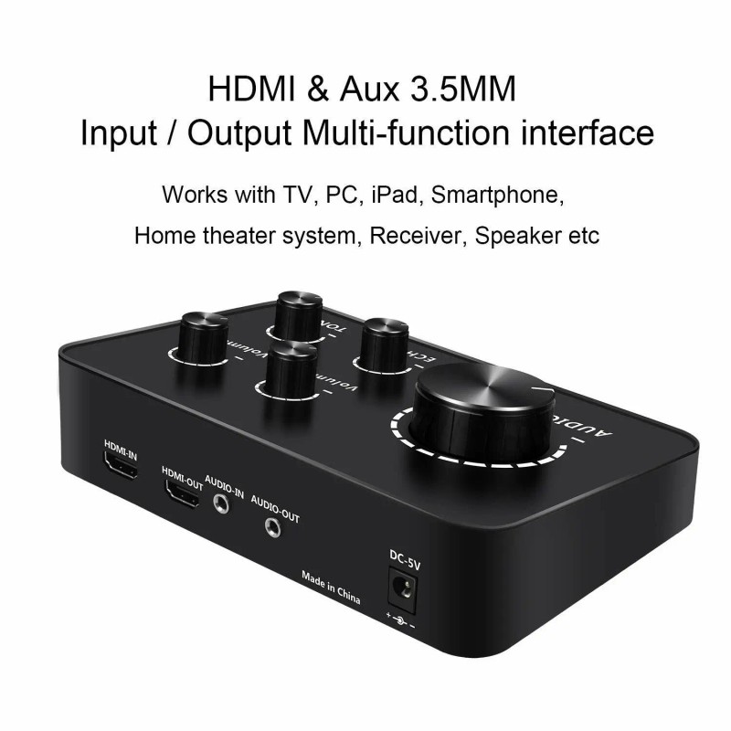 Rybozen Karaoke Microphone Mixer System Set with Dual UHF Wireless