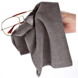 Ecopure Optical Quality Microfiber Cleaning Cloths: 3 Pack Of Extra Large (38x38cm) Superior Super Soft, Chemical Free, Highly Absorbent, Anti Static