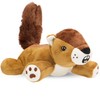 Dog Dog Big Fat Squirrel Plush Chew Toy Stuffed Animal