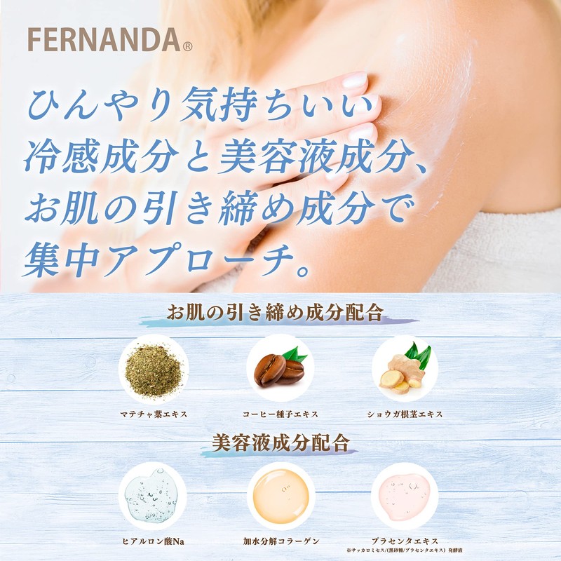FERNANDA COOL Massage Milk Maria Regale Body Cream 180ml (x1)