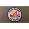 Unbranded love begins at home embroidered patch