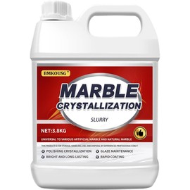 Bmkousg Marble Care Polishing,Mirror Brightening Treatment,Crystal Plating Maintenance,Marble Crystallization Slurry-1 Gallon (1Pce)