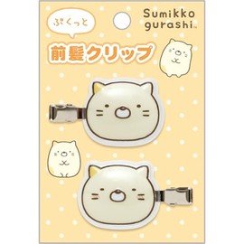 San-X Sumikko Gurashi Pukutto Bangs Cat FE44905 H4.3 x W3.0 inches (110 x 75 mm)