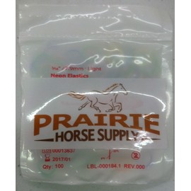 5/16 Inch Orthodontic Elastic Rubber Bands, 100 Pack, Neon, Light 2.5 Ounce Small Rubberbands Dreadlocks Hair Braids Fix Tooth Gap, Free Elastic Placer for Braces