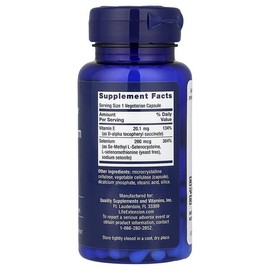 Life Extension, Super Selenium Complex & Vitamin E, 100 Veggie Capsules / Life Extension (라이프익스텐션), 슈퍼 셀레늄 복합체 & 비타민E, 베지 캡슐 100정