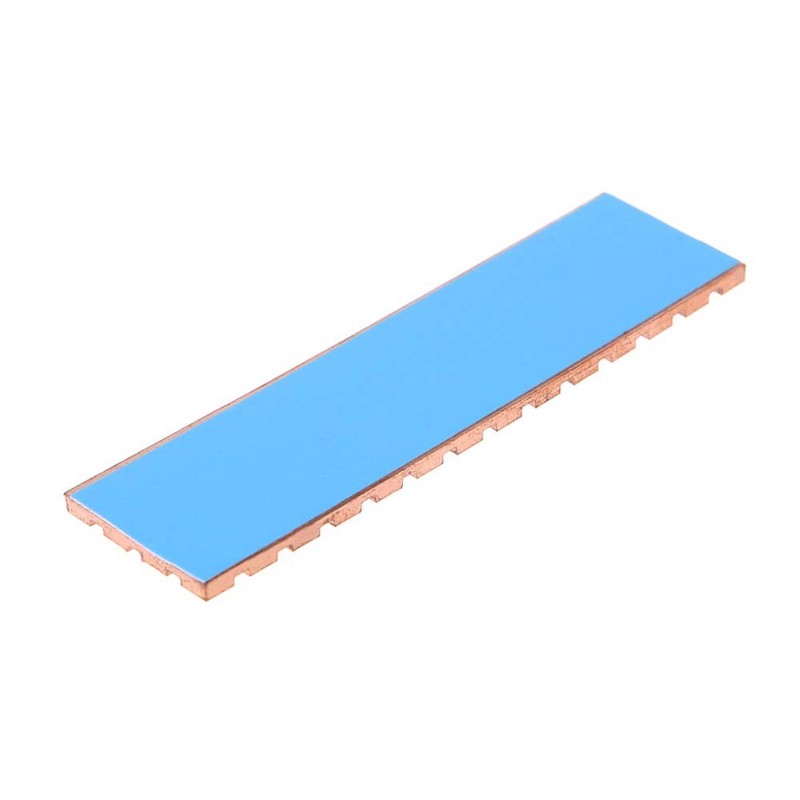 Pure Copper Heatsink 67mm x 18mm x 4mm Cooling Heatsink
