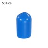 MECCANIXITY 50pcs Rubber End Caps Cover 5/16 Inch Vinyl Screw