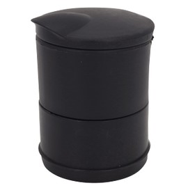GERMANUS Car Ashtray, Spring-loaded Lid, ABS Plastic, 10.0 cm x 7.0 cm