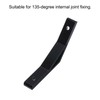 sourcing map 4Pcs 135 Degree Angle Aluminum Profile Corner Brackets,