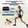 Jogging Lead Dogs, Reflective Belly Strap, Dog Lead for 2