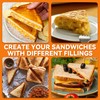 Baker’s Friend Breakfast Sandwich Maker, 4 Slices of Panini Grill