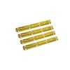 QCAA Solid Brass 90 Degree Small Piano Hinge Wooden Jewery