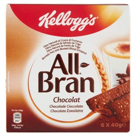 Kellogg's Barretta All Bran Cioccolato - 240 Gr