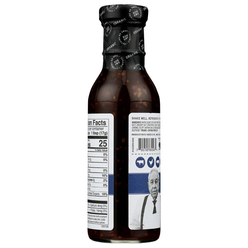 KINDERS Organic Teriyaki Marinade & Sauce, 15 OZ