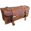 american blue Buffalo Leather Handlebar Saddle Motorcycle Bag Bicycle Tool