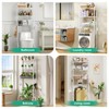 Kalrin Over-The-Toilet Storage Rack, 3-Tier Bathroom Organizer Shelf Over Toilet