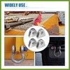 HOPESPANNER 4 Pcs Welded on Shackles Clevis Mount 1" Thickness