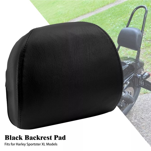 YHMTIVTU Passenger Sissy Bar Backrest Pad For Harley 2004-2022 Sportster