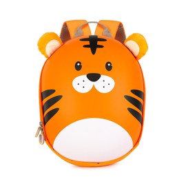boppi Tiny Trekker Kids Backpack for Holiday Travel & Nursery School | Nursery Toddler Bag for Boys & Girls 4-Litre Preschool Rucksack | Tiger