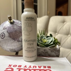 Aveda Rosemary Mint Body Lotion 6.7 Oz 200 mL FullSz Invigorating Moisturizer C2
