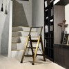 XinSunho 3 Step Ladder, Aluminum 3 Step Stool with Retractable
