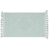 French Connection Bath Rug, 20"x34", Light Blue