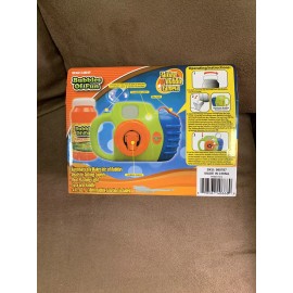 BUBBLES OF FUN TALKING BUBBLE CAMERA SOUNDS & LIGHTS YELLOW/GREEN SUPER CUTE!!