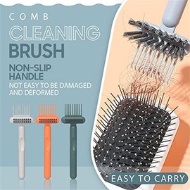cepillo para polvo de limpieza de peine, herramienta limpiadora de cepillos de cabello, cepillo para polvo de limpieza de peines, herramienta de limpieza de cepillo para polvo de cabello 2 en