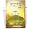 Grandson 1st Religious Easter Card - Christian Easter Card -