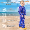 Fewlby Kids Rainsuit Cartoon Raincoat Set, Toddlers Waterproof Raincoat with