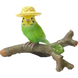 Daikai 79457 Buddy Parrot Wearing a Hat 3.0 x 1.9 x 2.2 inches (7.6 x 4.8 x 5.5 cm)