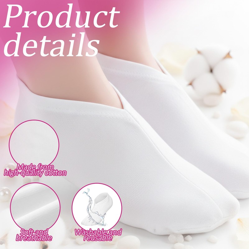 3 Pairs Moisturizing Socks Overnight for Dry Feet, Lotion Socks,