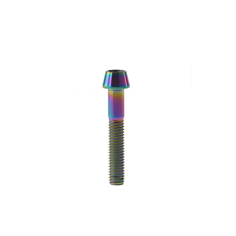 Dingtai 1pcs M6X35m Titanium Bike Headset Bolts and 6pcs M5x16