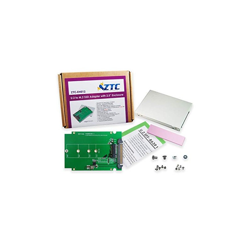 ZTC Sky Adapter konvertiert M.2 PCIe NVMe SSD in U.2