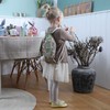 Papierdrachen Rabbit Backpack Flowers & Green - Cotton / Canvas