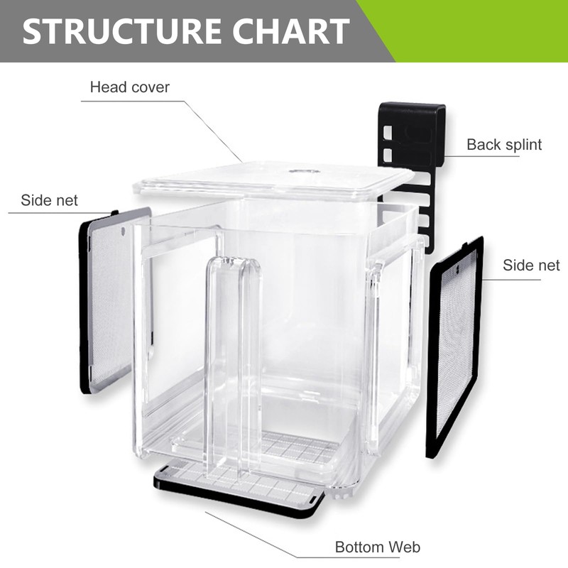 MEYAGOT Fish breeding box, aquarium fish breeding box, fish brood