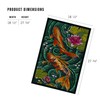 Lantern Press Koi, Paper Mosaic, 1000 Piece Jigsaw Puzzle for