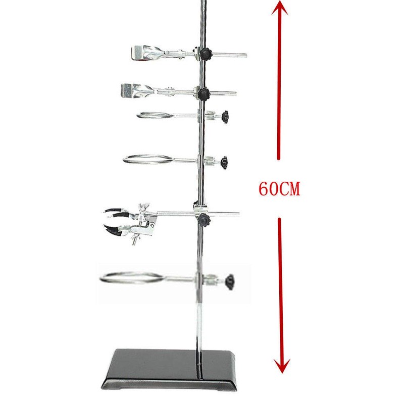 Clamp TBvechi Lab Clamp Flask Clamp 60cm Laboratory Iron Stands