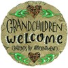 Carson Welcome Garden Stone, Garden Decor Stepping Stones with Beadworks